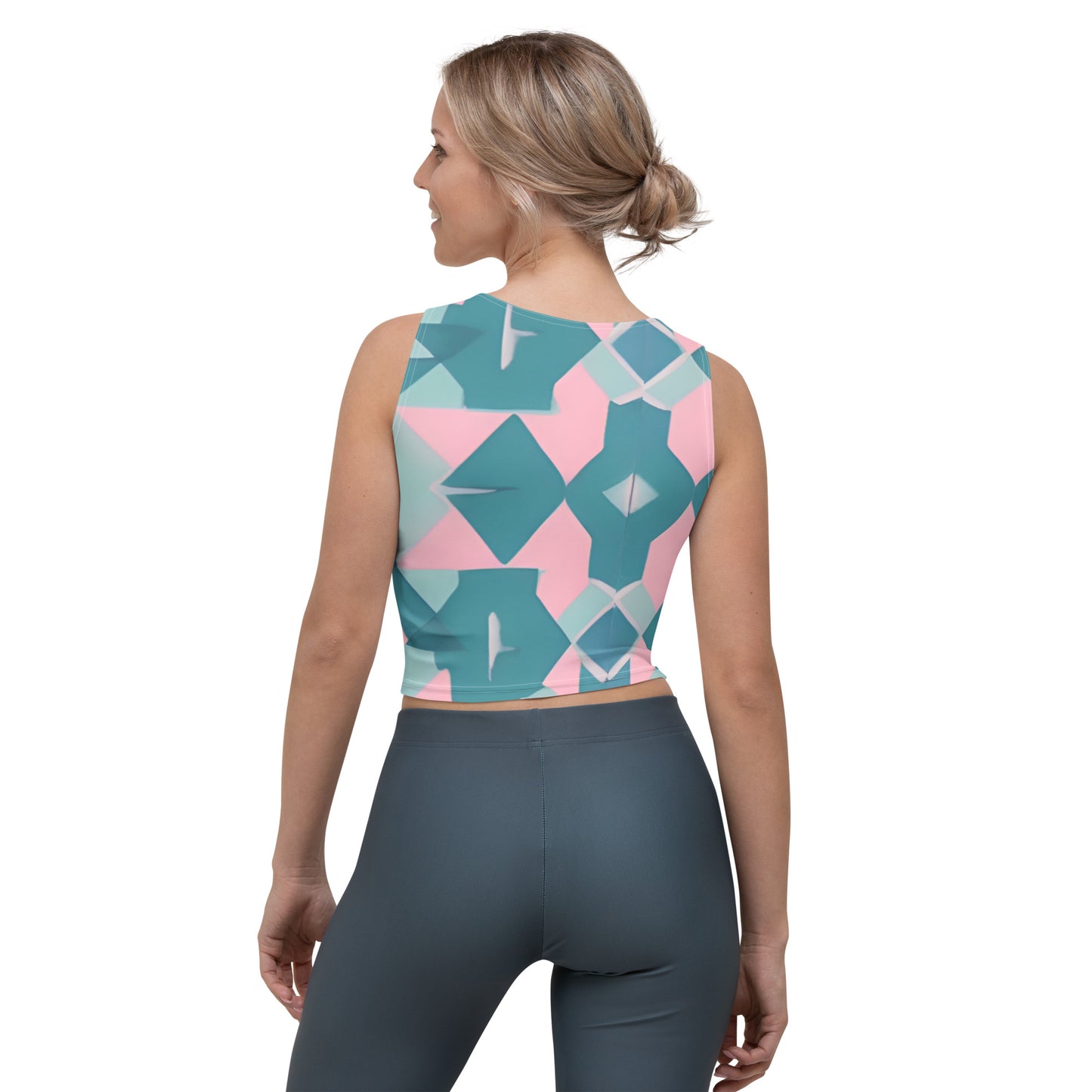 Fractal Pastel Crop Top