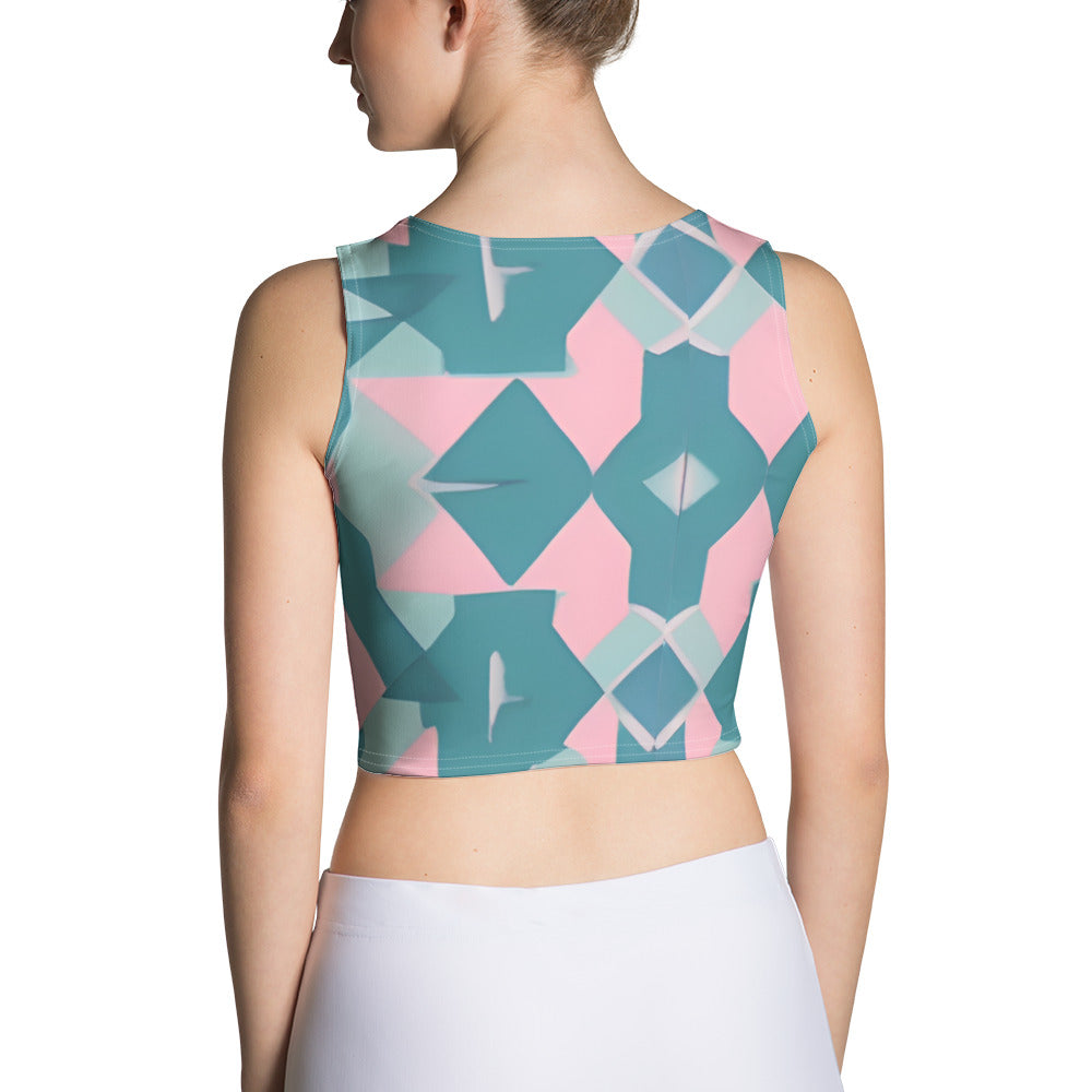 Fractal Pastel Crop Top